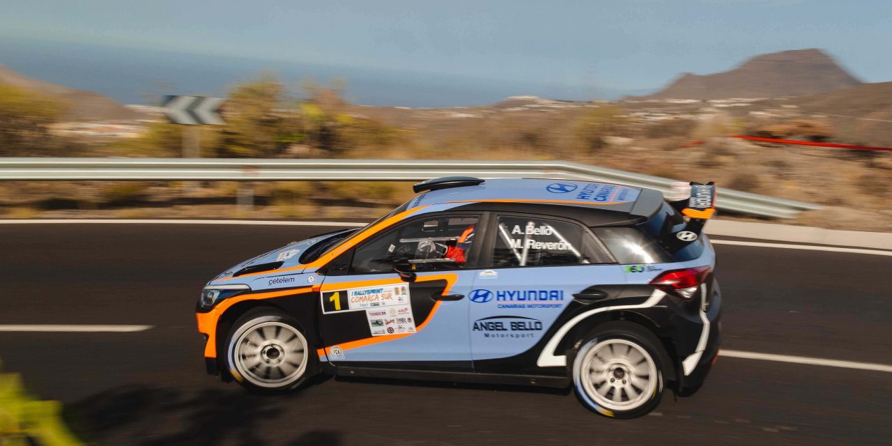 Ángel Bello y Miguel Reverón consiguen la victoria en la primera edición del Rallysprint Comarca Sur