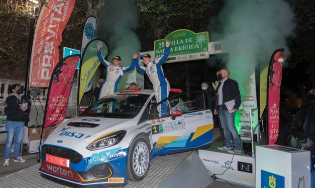 Electrizante victoria de Enrique Cruz-Yeray Mujica en el XXXVIII Rallye Villa de Santa  Brígida