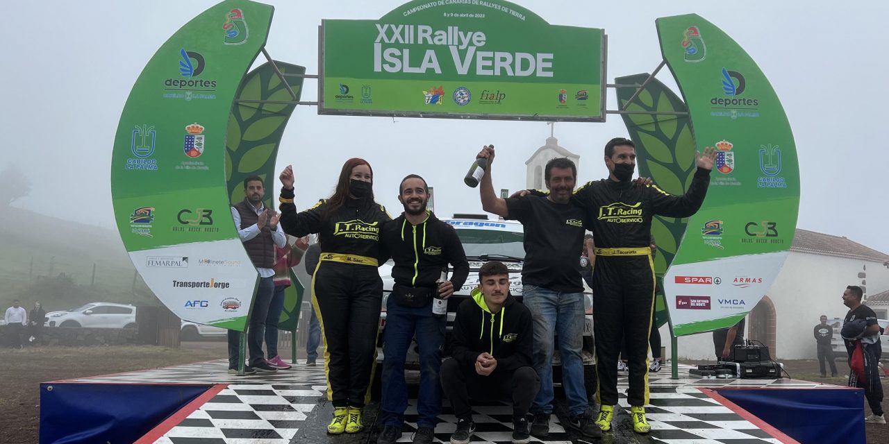 Tacoronte-Sáez, con Mitsubishi, se adjudican un  nuevo triunfo en el Rallye Isla Verde