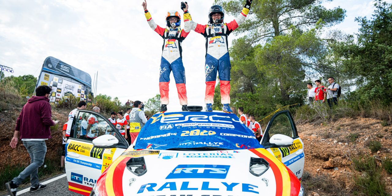 El PEUGEOT 208 Rally4 del Rallye Team Spain se proclama campeón de Europa con Óscar Palomo