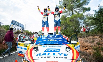 El PEUGEOT 208 Rally4 del Rallye Team Spain se proclama campeón de Europa con Óscar Palomo