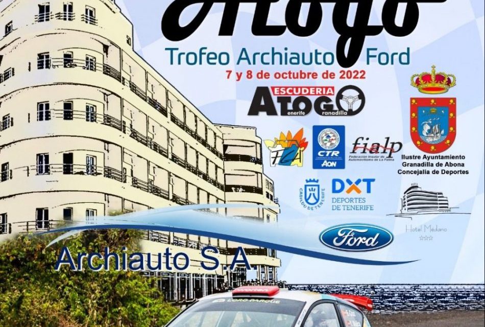 88 equipos tomarán la salida en el 17º Rallysprint Atogo – Trofeo Archiauto Ford