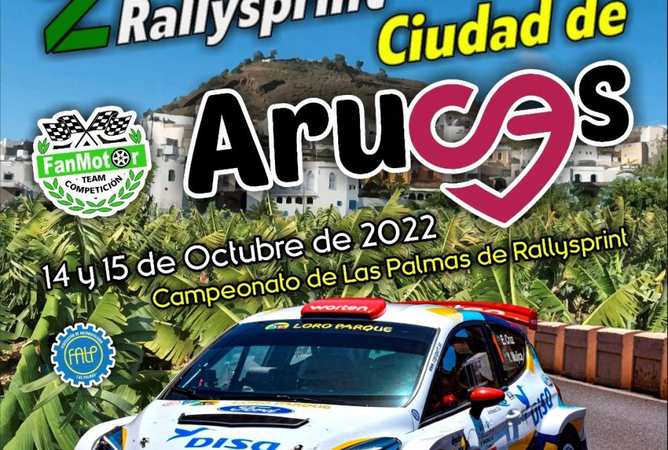 Este jueves finaliza el plazo de inscripciones del 2º Rallysprint Ciudad de Arucas