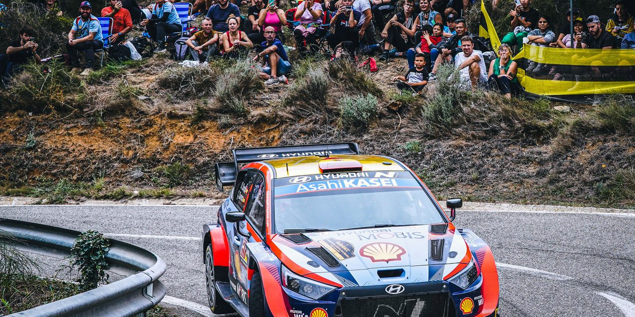 Dani Sordo, quinto en el Rally España-Catalunya, con dos victorias de tramo