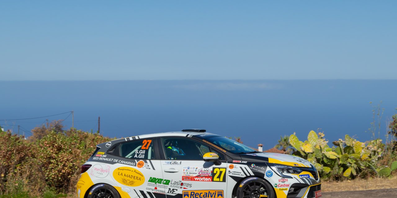 Sebastián y Adrián Gil inician su lucha por el subcampeonato en la Clio Trophy Canarias