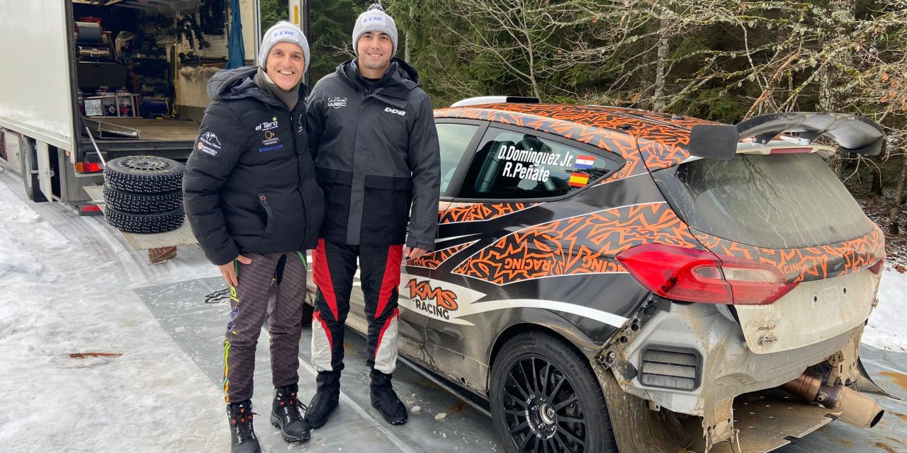 Domínguez y Peñate preparan  su primera cita del WRC