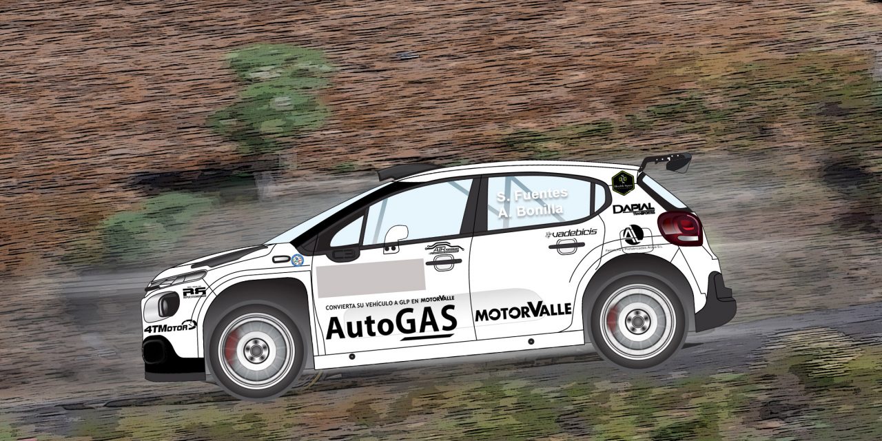 Sergio Fuentes inicia su temporada en Lanzarote al volante de un Citroën C3 Rally2