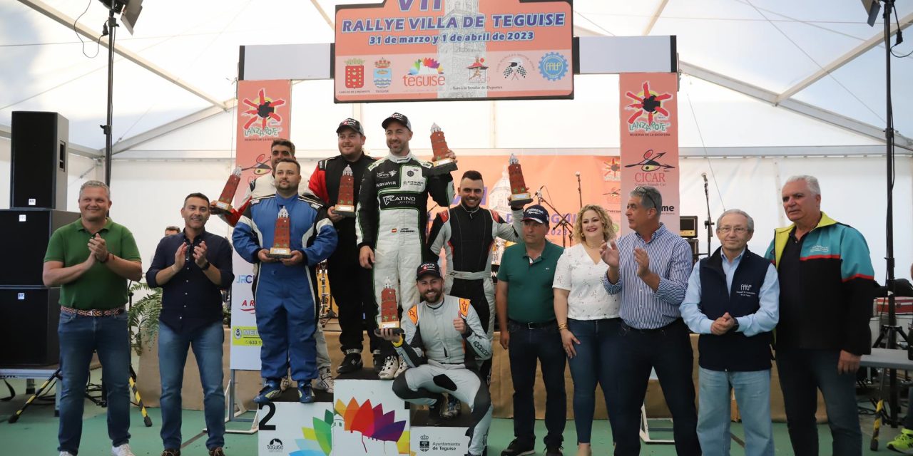 Completo espectáculo del motor para iniciar la temporada 2023 en Lanzarote, VII Rallye Villa Teguise