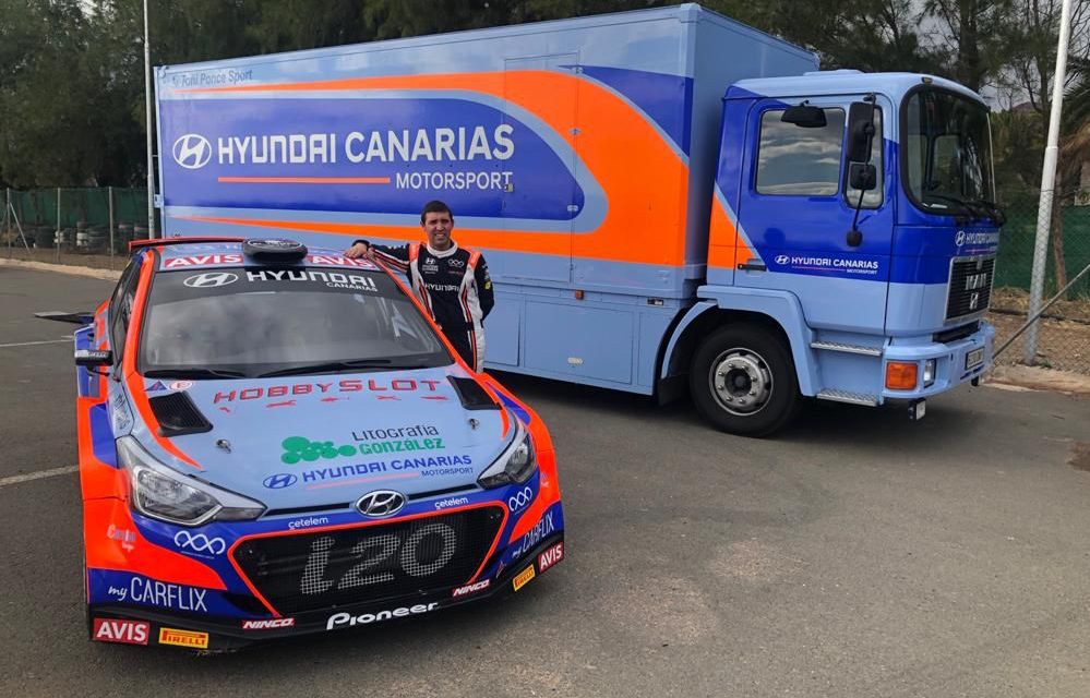 Raúl Quesada estará en el Rally Islas Canarias con el  Hyundai i20 R5 de Toñi Ponce
