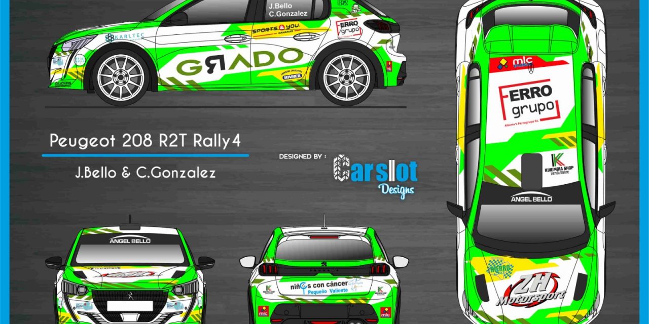José Bello y Cristian González disputarán su primer Rally Islas Canarias, una prueba de carácter internacional