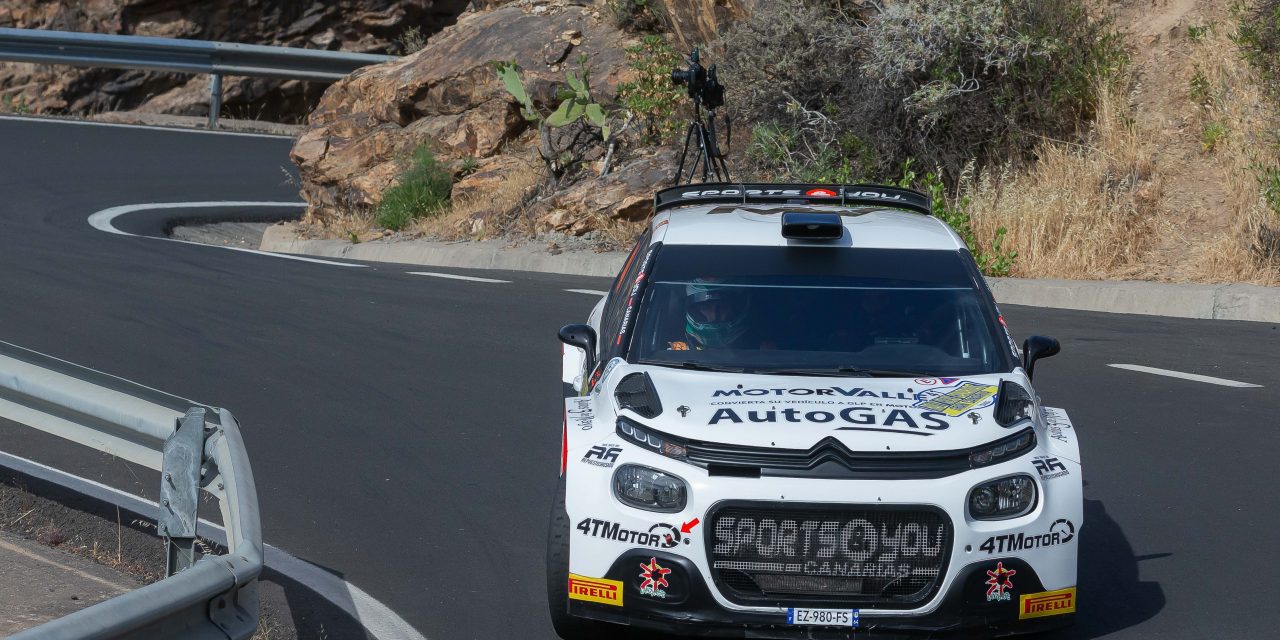 Sergio Fuentes y Ariday Bonilla lideran el Campeonato  de Las Palmas de Rallyes