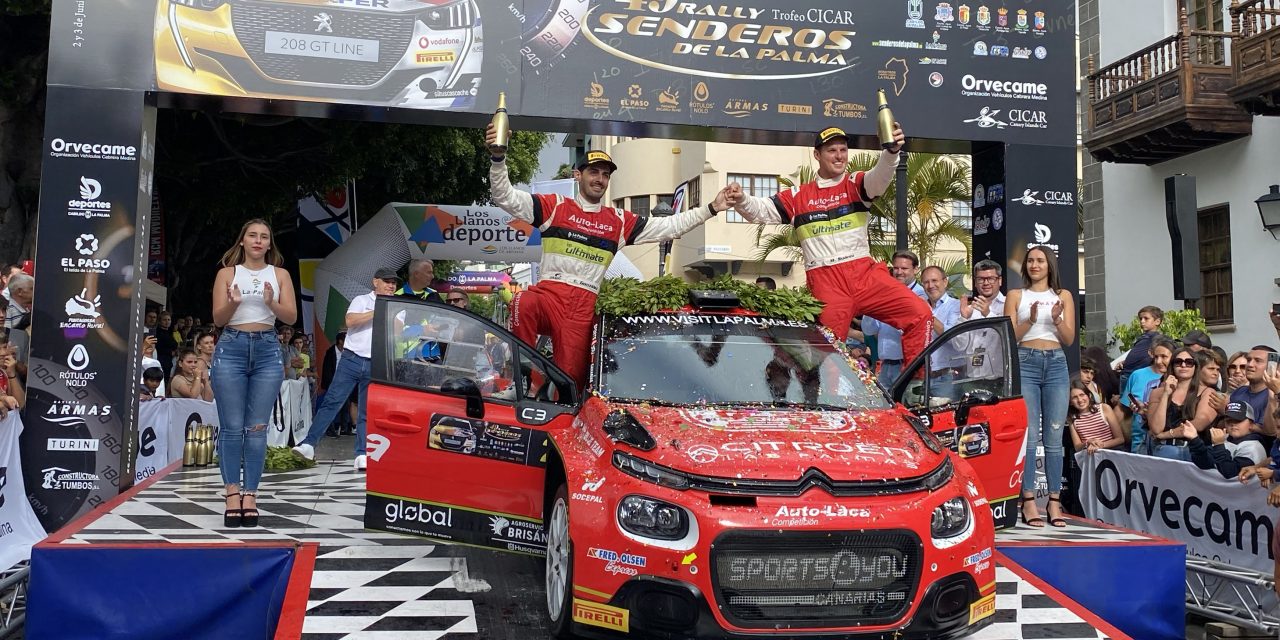 Miguel Suárez y Eduardo González logran el triunfo en el  49 Rally Senderos de La Palma