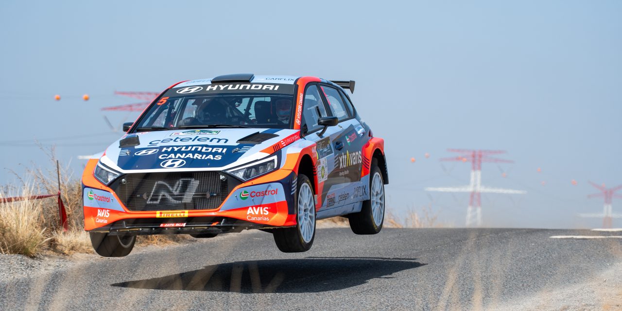 Nuevo podio del equipo Hyundai Canarias Motorsport en el  Rally Villa de Adeje