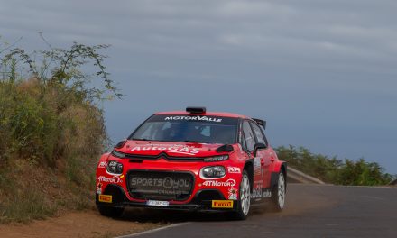Sergio Fuentes y Ariday Bonilla lucharon hasta el final por la victoria en el Rallye Ciudad de La Laguna
