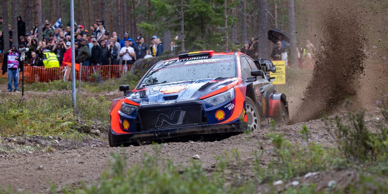 Hyundai Motorsport continúa buscando un doble podio en el Rally de Finlandia – Segundo día