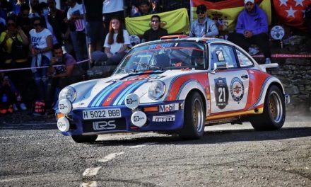 Miguel Fuster, en el Rallye Villa de Llanes del SuperCER con un Porsche 911 RS