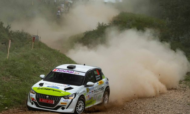 Raúl Hernández abandonó en Asturias cuando luchaba por el podio de la Peugeot Rally Cup Ibérica