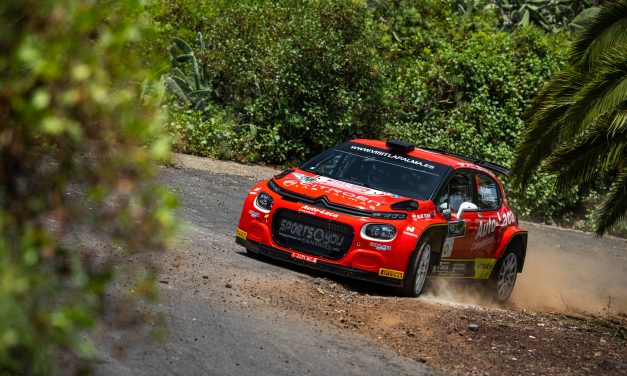 Miguel Suárez y Eduardo González defienden su liderato  en el Rally Ciudad de Telde
