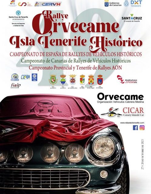 El Rallye Orvecame Isla Tenerife Histórico acapara la agenda FIASCT del fin de semana.