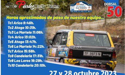 Diego Luis y Kirian Hernández se vuelve a subir al Seat Panda para disputar el  Rally Isla de Tenerife “Histórico” 2023