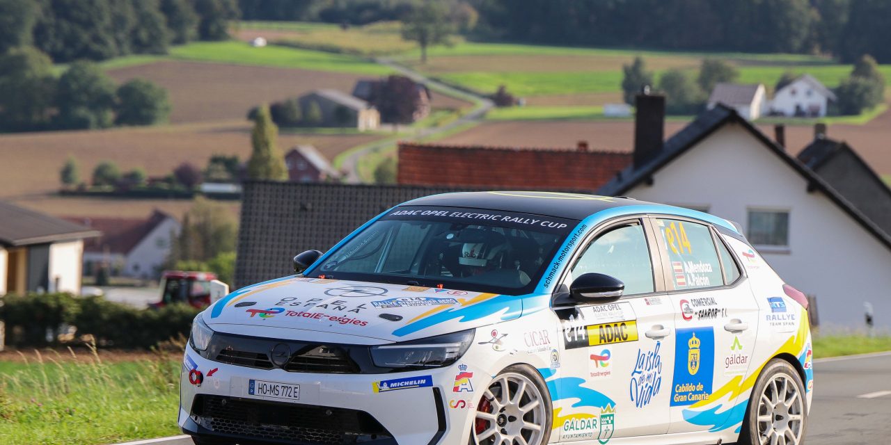 Armiche Mendoza despide su temporada en la ADAC Opel e-Rally Cup con una prueba del Mundial