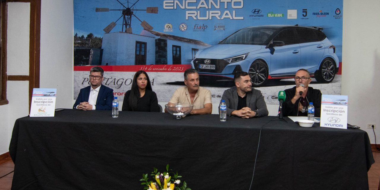 El IV Rallysprint Encanto Rural, presentado  en Puntagorda