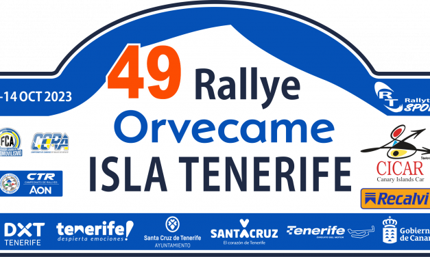 El Club Rallyten Sport confirma el APLAZAMIENTO del 49 Rallye Orvecame Isla Tenerife