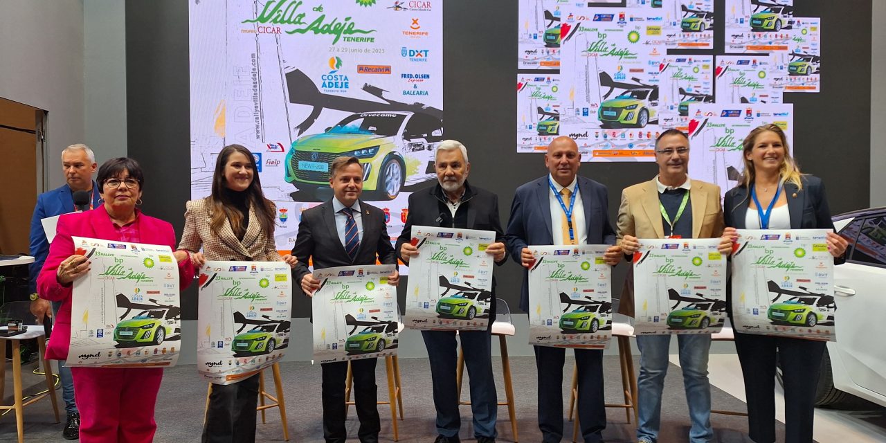 Balance positivo para el 33º Rallye Internacional bp Villa de Adeje Tenerife Trofeo CICAR en Fitur