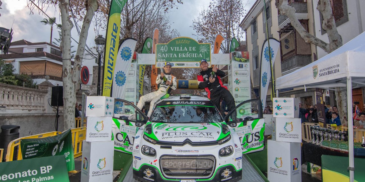 Vibrante victoria de Yeray Lemes y Rogelio Peñate en el Rallye Villa de Santa Brígida