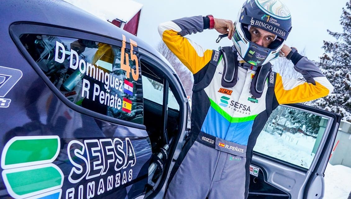 Rogelio Peñate prepara su próxima cita del WRC
