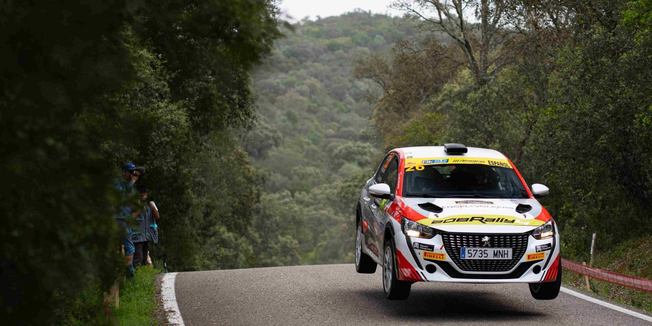 Doble podio para Sito Español en los tramos de asfalto del Rally Sierra Morena