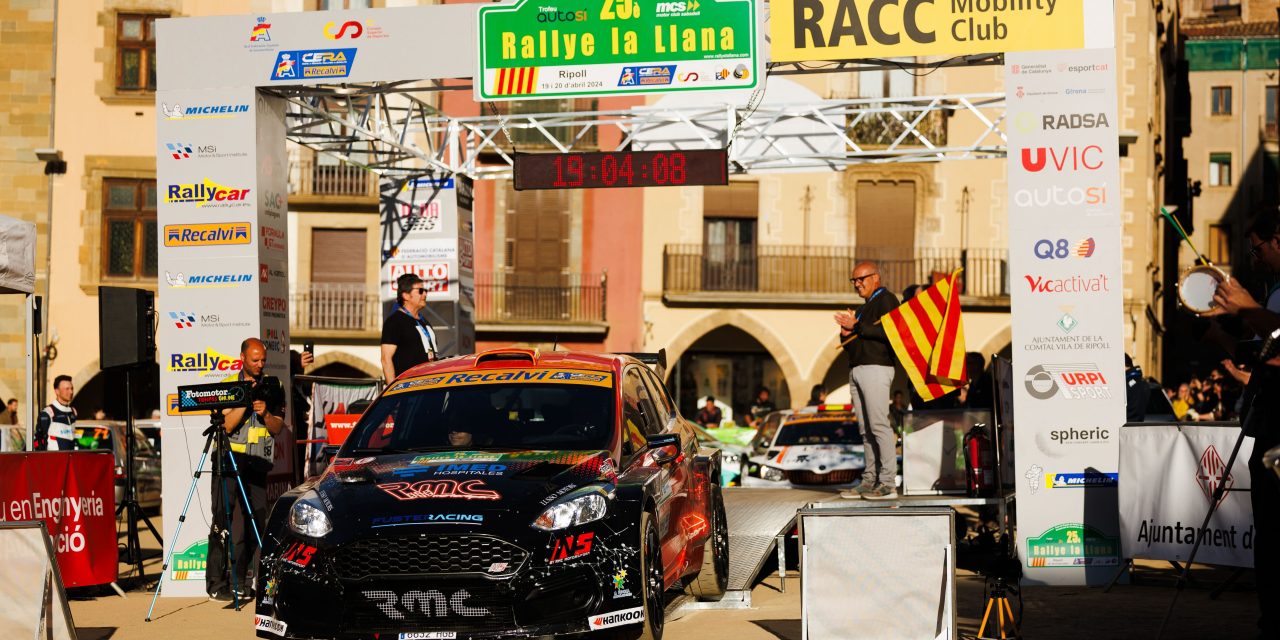 Miguel Fuster, sin suerte en el Rallye La Llana-Ripollès
