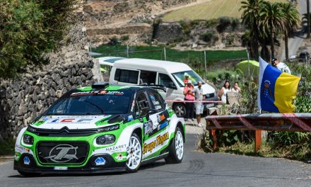 Oscar Cabrera y Aitor Cambeiro, primeros líderes del  Campeonato de Canarias de Rallysprint