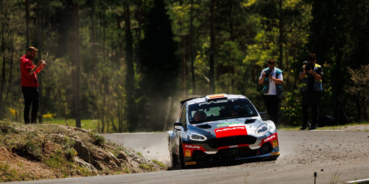 Gil Membrado, quinto en su debut con el Ford Fiesta Rally2 en la Copa de España de Asfalto