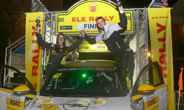 Primer podio para Opel España en la ADAC Opel Electric Rally Cup con Sito Español