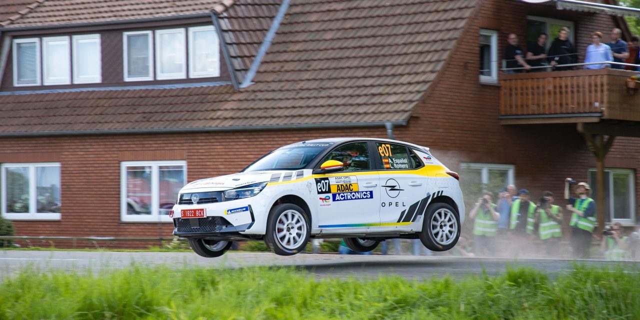 Prometedor debut de Sito Español en la ADAC Opel Electric Rally Cup