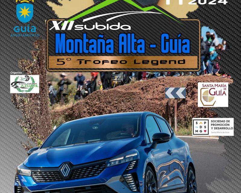 Guía presenta la Subida de Montaña Alta-Trofeo Legend con 47 inscritos
