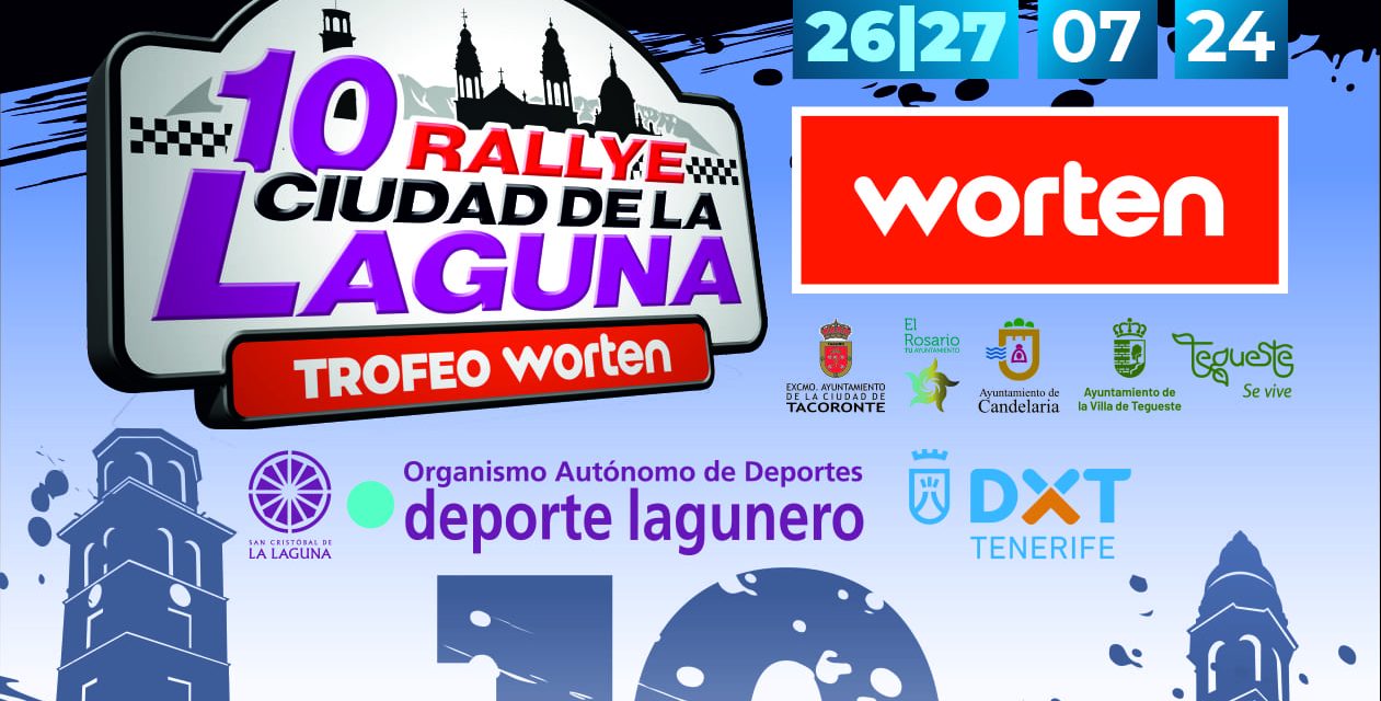 Este jueves finaliza el plazo para inscribirse en el X Rally Ciudad de La Laguna – Trofeo Worten