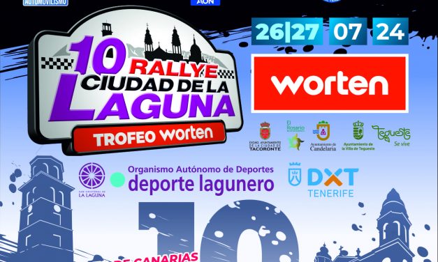 Este jueves finaliza el plazo para inscribirse en el X Rally Ciudad de La Laguna – Trofeo Worten