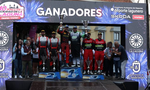Yeray Lemes y David Vázquez se imponen en el X Rally  Ciudad de La Laguna – Trofeo Worten