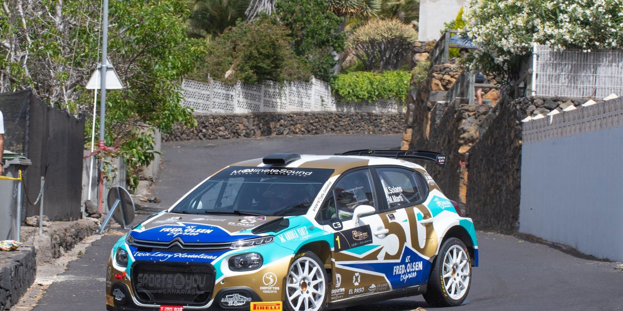 Nil Solans y Marc Martí triunfan en La Palma con un Citroën C3 Rally2 de Sports & You Canarias