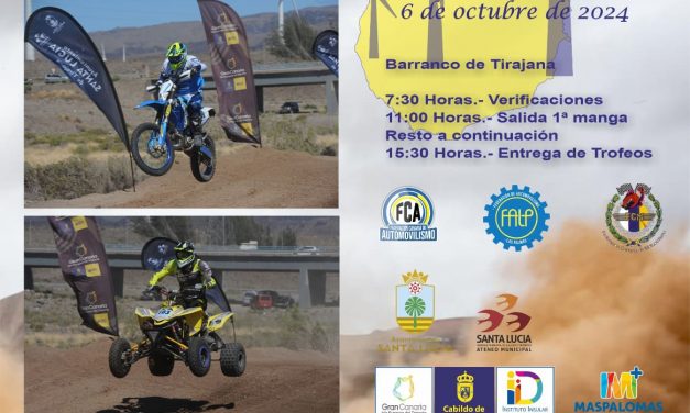 Últimos días de inscripción para la prueba del domingo 6 de octubre – 3º SLALOM DE TIERRA SANTA LUCÍA DE TIRAJANA-Campeonato de Gran Canaria