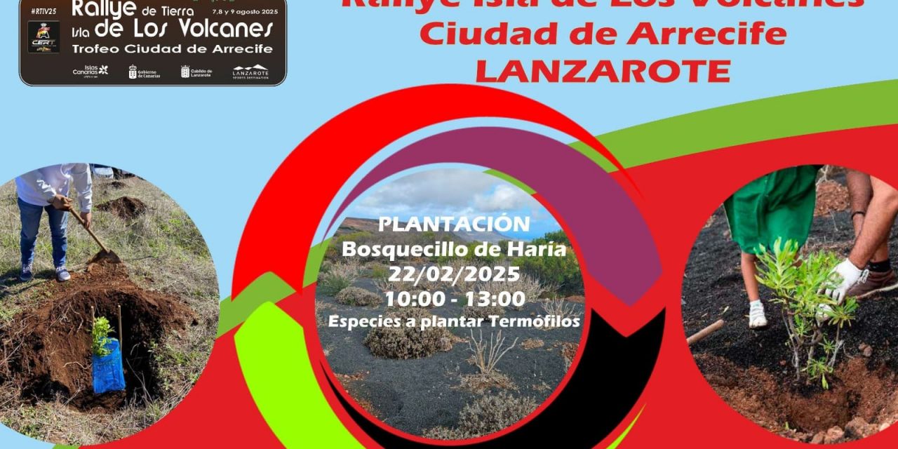 El CD. Evesport apuesta por el desafío de la reforestación de Lanzarote