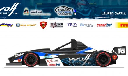 Lauren García y la Nova Proto NP01 Judd, rumbo a la isla de La Palma