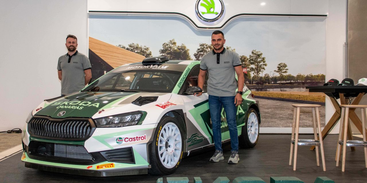 Sergio Fuentes y Ariday Bonilla, preparados para su debut con el Škoda Fabia RS Rally2