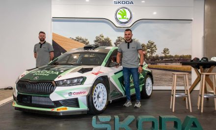 Sergio Fuentes y Ariday Bonilla, preparados para su debut con el Škoda Fabia RS Rally2