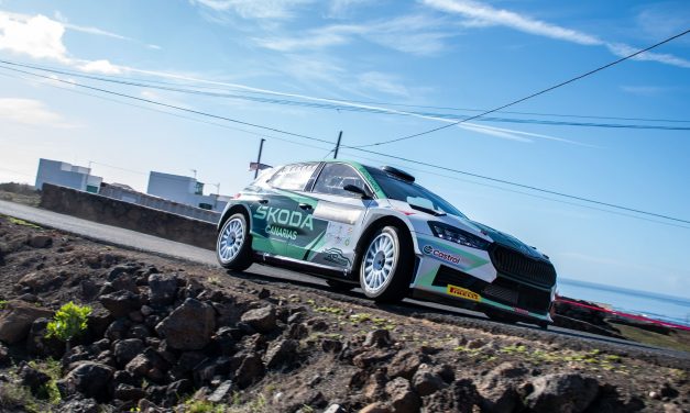Sergio Fuentes y Ariday Bonilla conquistan sus primeros puntos en el CCRA al volante de su Škoda Fabia RS Rally2