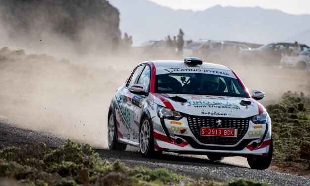 Juan Carlos de la Cruz y Kimberly González, primeros  vencedores de la Rally4 Cup Canarias