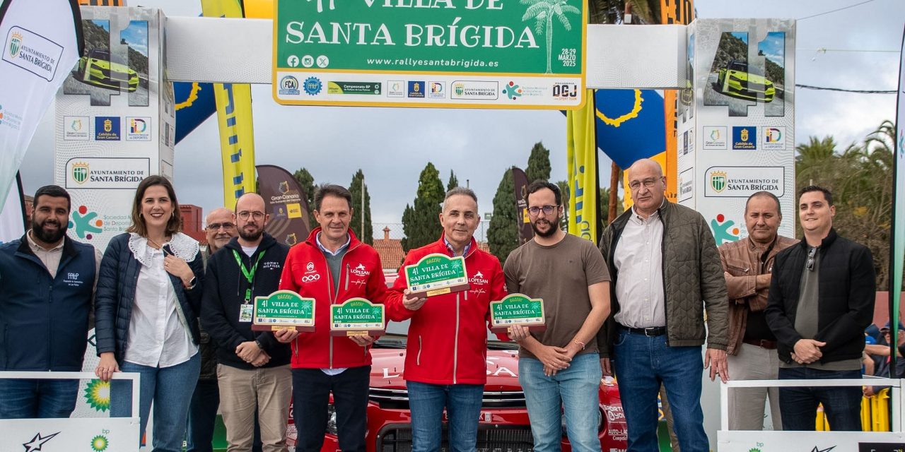 Luis Monzón y José Carlos Déniz dominan de principio a fin el 41 Rallye Villa de Santa Brígida.