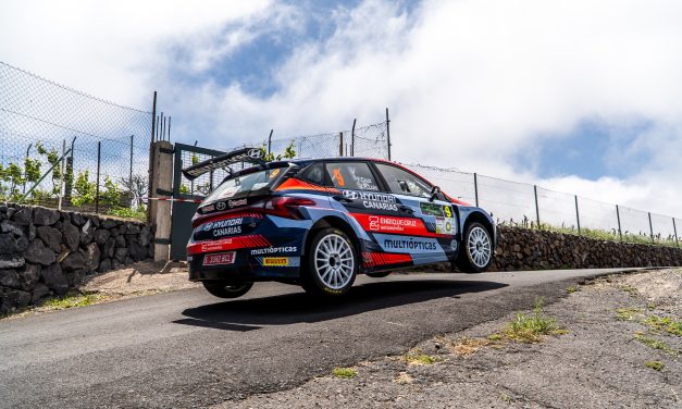 Fernando Cruz y Ricardo Luis, quintos en el Rallye Villa de Adeje con el Hyundai i20 N Rally2